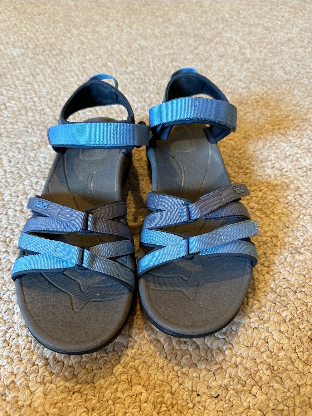 Teva Kids Blue and Navy Multi-Strap Sport Sandals